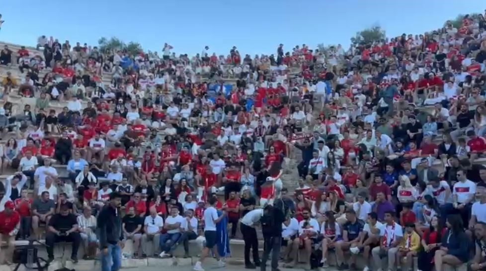 Antiphellos Antik Tiyatrosu'nda Milli Maç Heyecanı - Foto 2