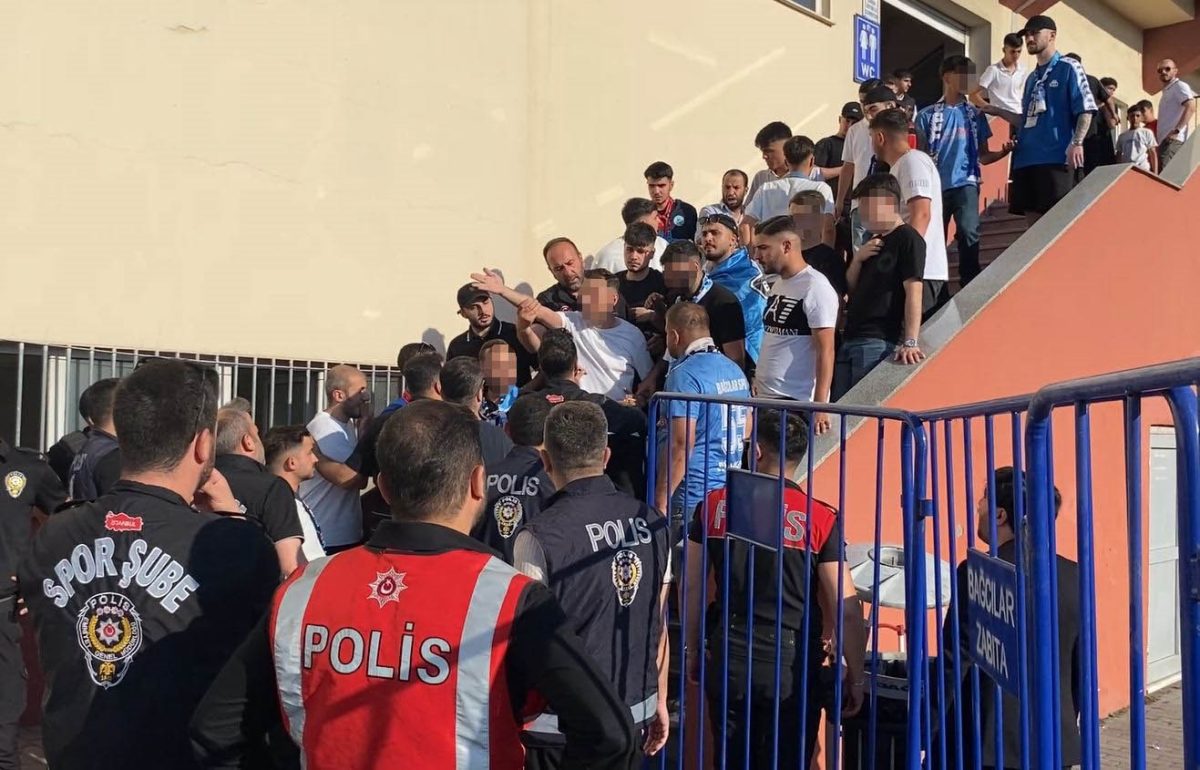 Bağcılar’da amatör maçta ortalık karıştı: 2 gözaltı