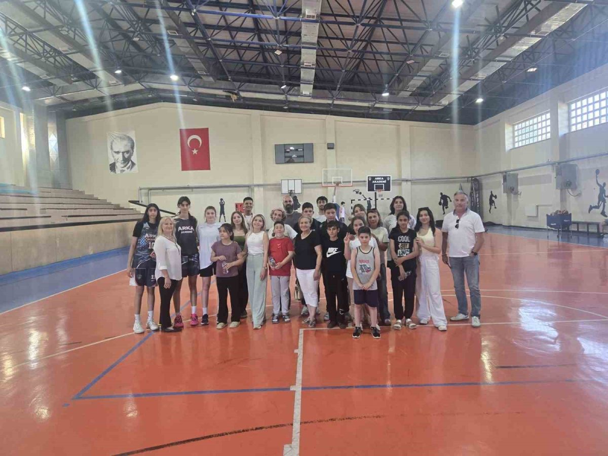 Basketbol ile eğlendiler