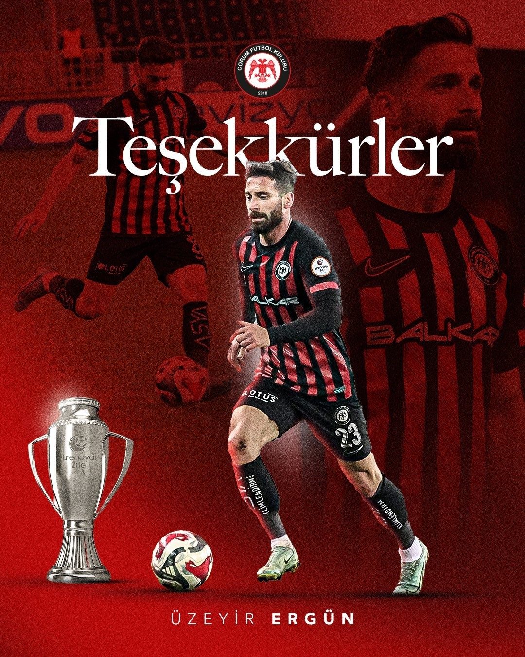 Çorum FK, Üzeyir Ergün ile yollarını ayırdı
