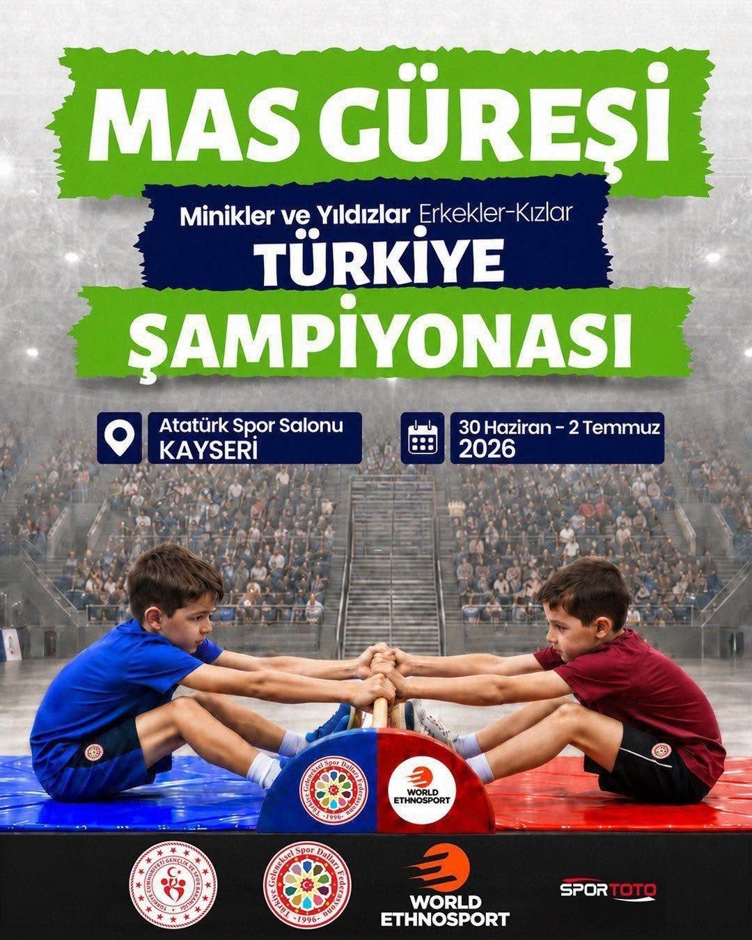 Kayseri, Mas Güreşi Türkiye Şampiyonası’na ev sahipliği yapacak