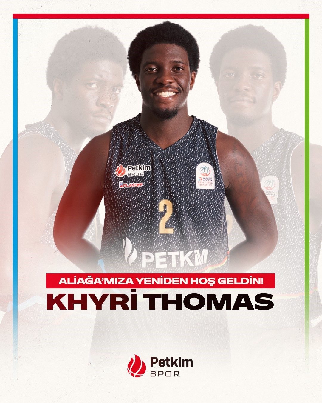 Khyri Thomas, yeniden Aliağa Petkimspor’da