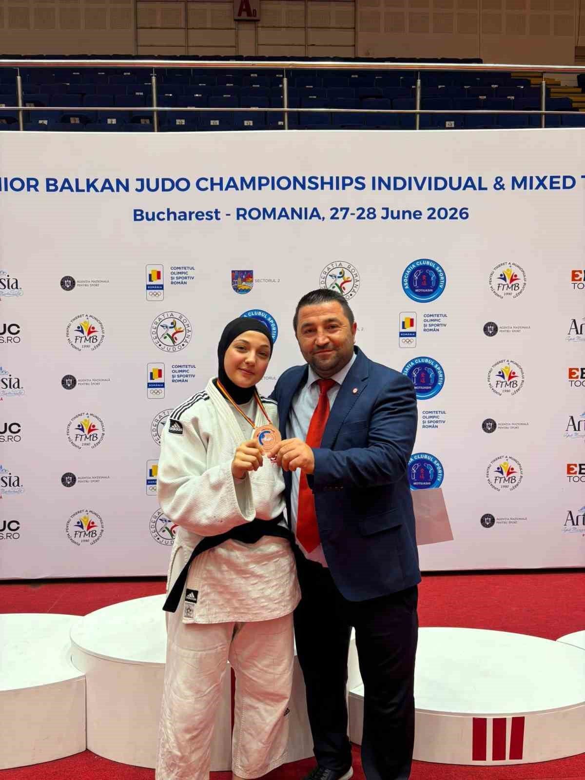 Milli Judocu Haticenur Göktaş'tan Bronz Madalya