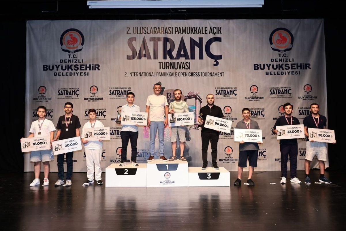 2. Uluslararası Pamukkale Açık Satranç Turnuvası şampiyonlarını buldu