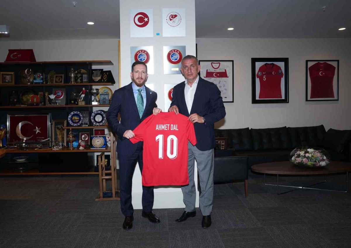 Ahmet Dal'dan TFF Başkanı Hacıosmanoğlu'na Ziyaret - Foto 2