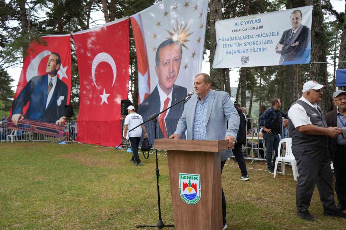 Alıç Yaylası’nda Kıran Kırana Güreş