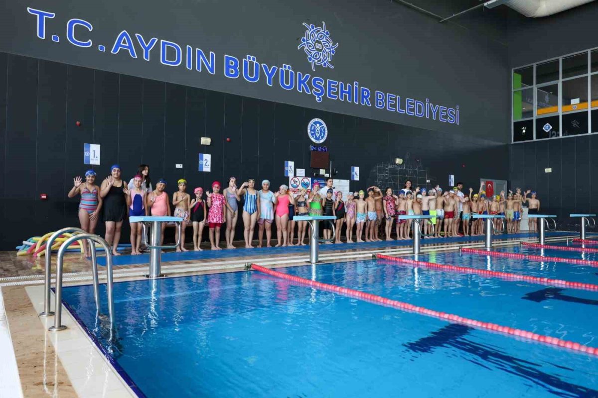 Aydın'da Yaz Dönemi Yüzme Kurslarına Yoğun İlgi - Foto 7