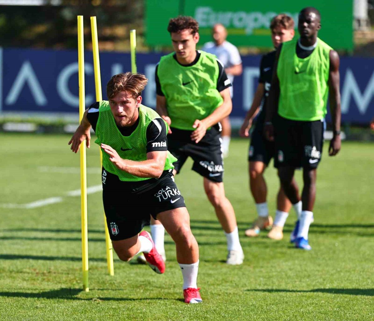 Beşiktaş, Midtjylland maçı hazırlıklarını sürdürdü - Foto 3