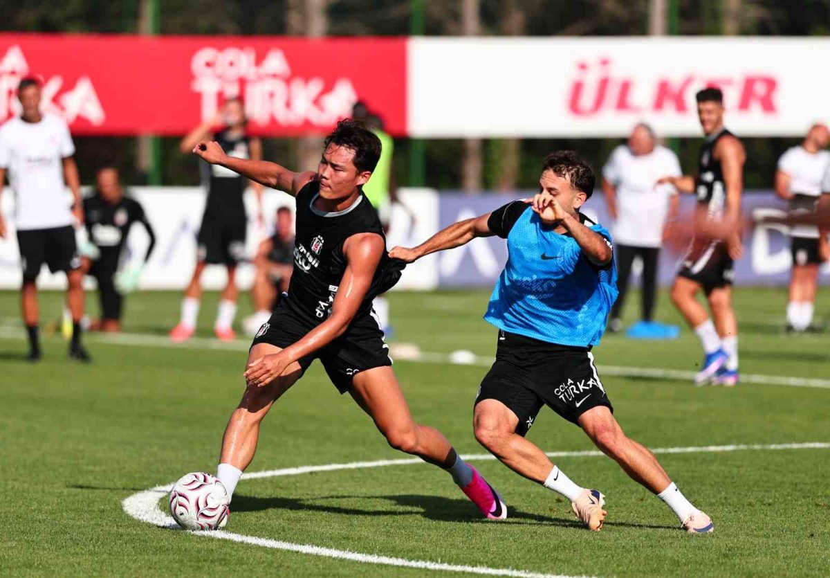 Beşiktaş, Midtjylland maçı hazırlıklarını sürdürdü - Foto 6