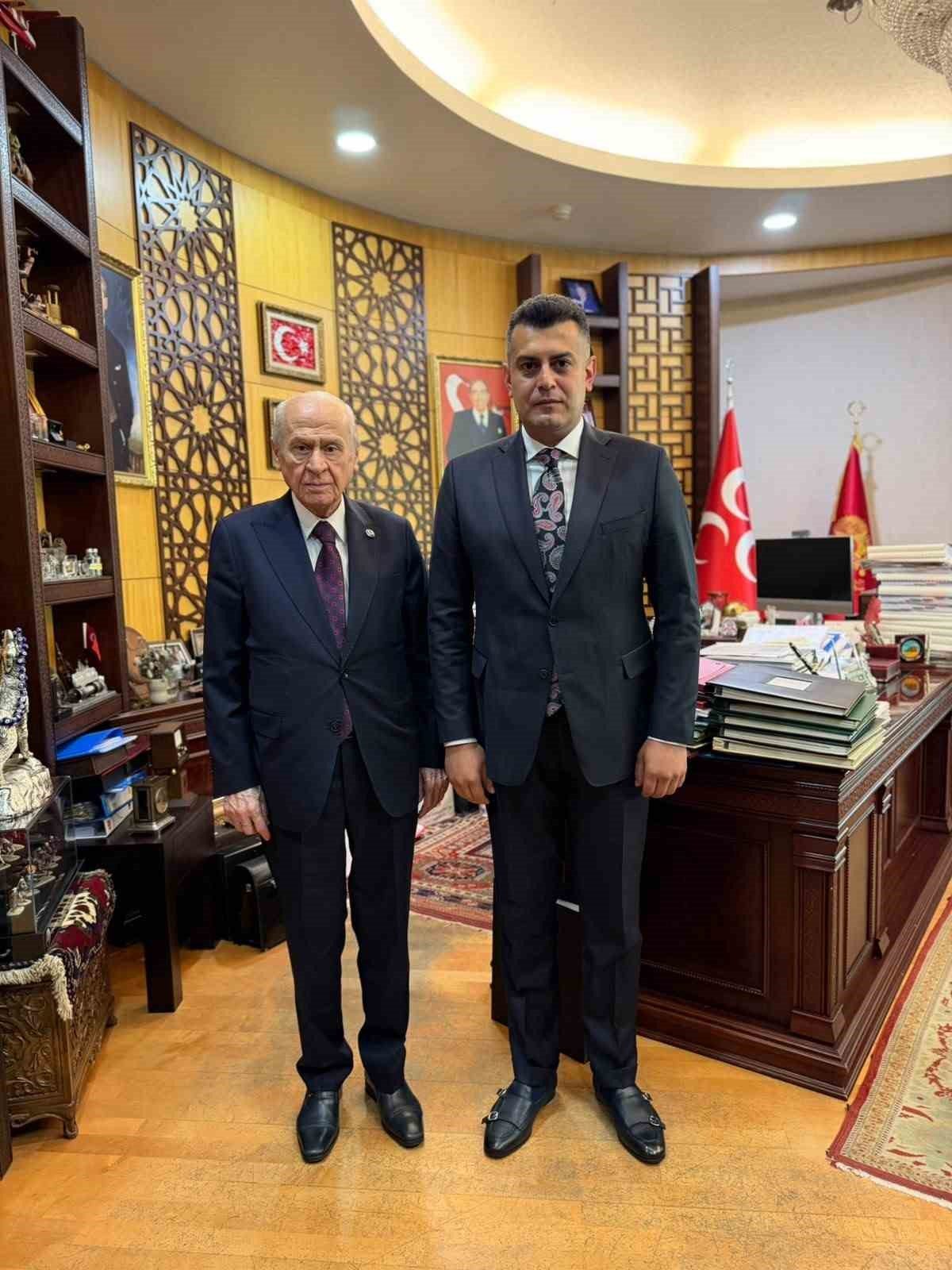 Boks Federasyonu'ndan Devlet Bahçeli'ye Ziyaret - Foto 2