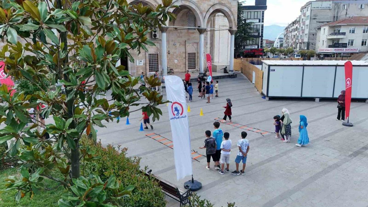 Kur’an kursu öğrencileri sporla buluştu