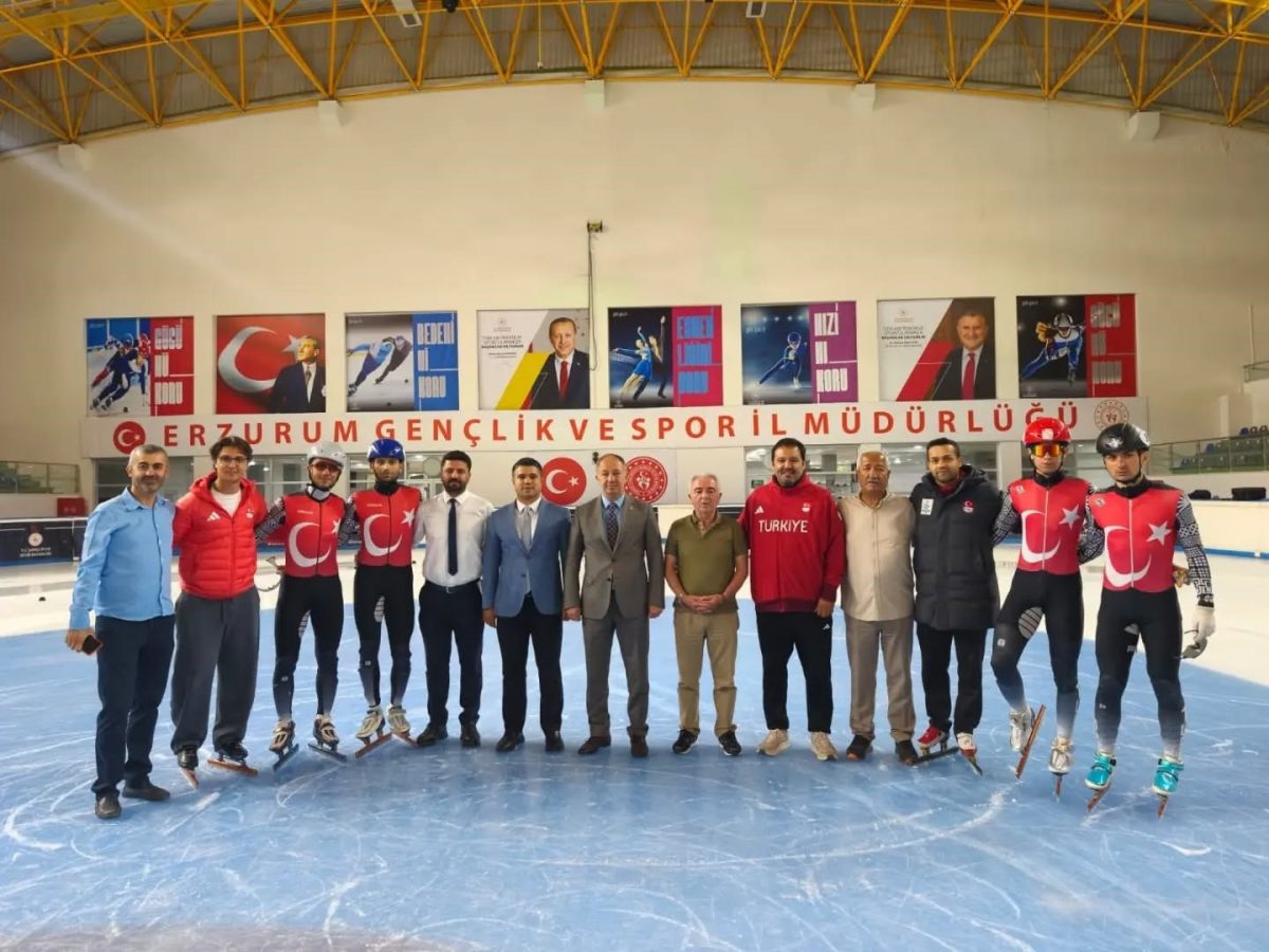 Erzurum’da Uluslararası Short Track Kampı - Foto 3