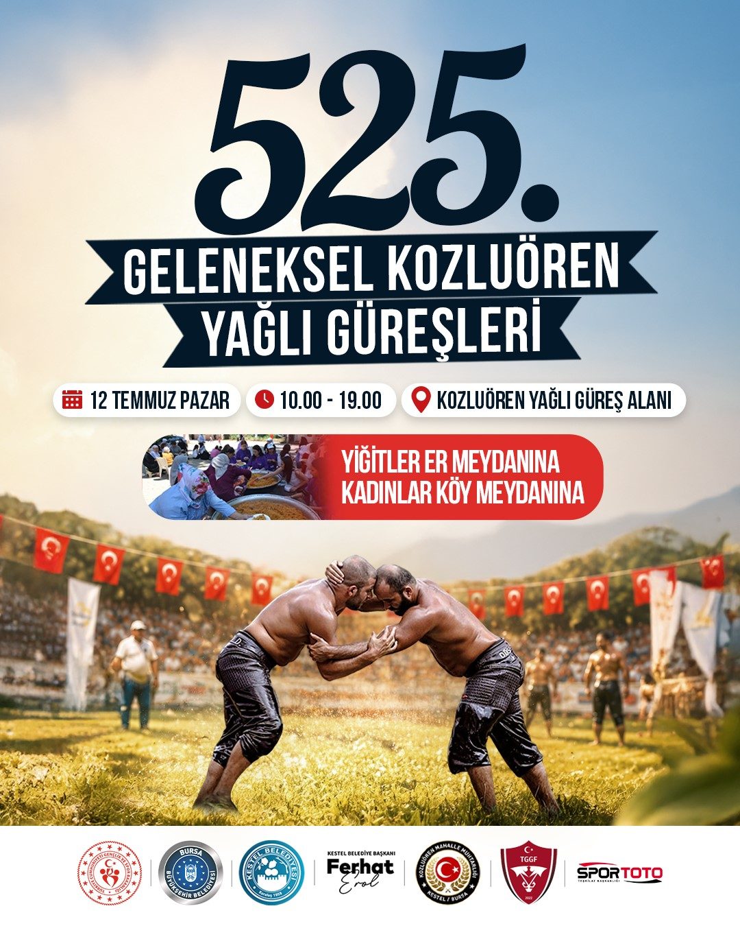 Kestel'de 525 Yıllık Kozluören Yağlı Güreşleri Başlıyor - Foto 2