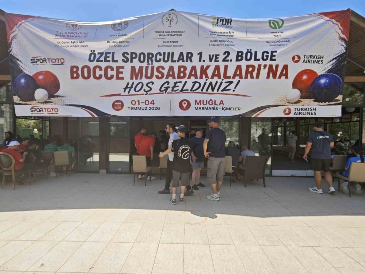Özel sporcular Bocce Türkiye şampiyonası Muğla’da başladı