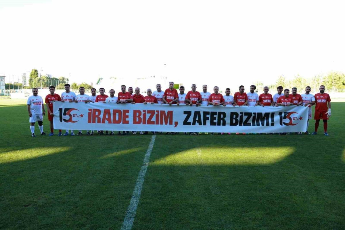 Sivas'ta 15 Temmuz Şehitleri Anısına Dostluk Maçı