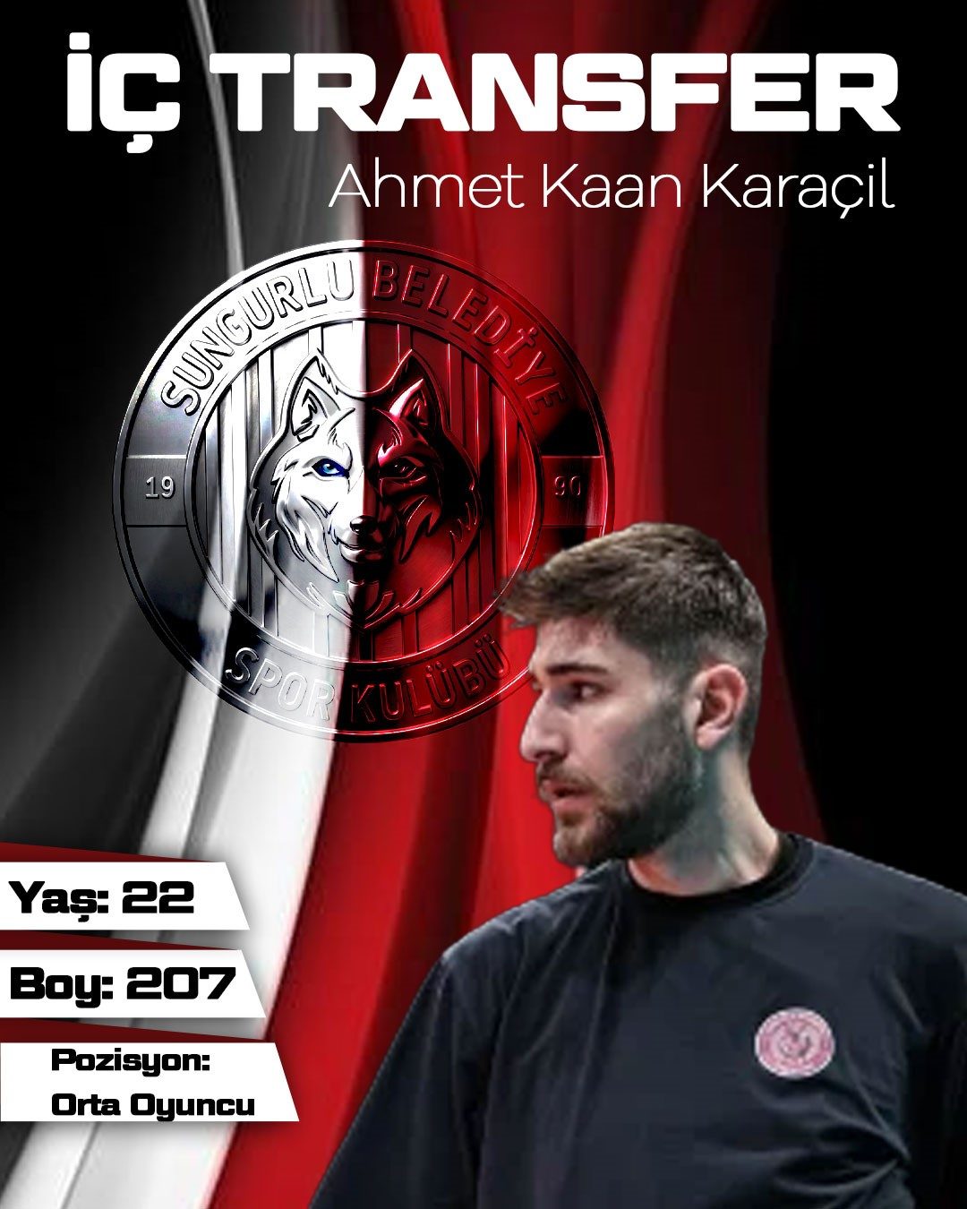 Sungurlu Belediyespor Erkek Voleybol Takımı iki oyuncuyla sözleşme yeniledi - Foto 2