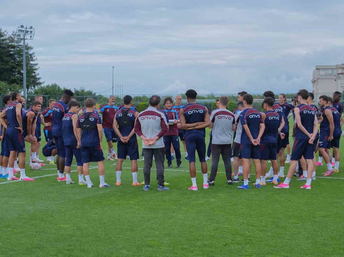 Trabzonspor’da Onuachu, yeni sezon hazırlıklarına katıldı