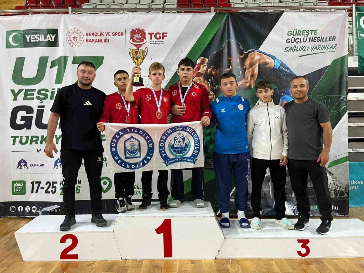 Yıldırım Belediyespor Güreşte Türkiye İkincisi Oldu