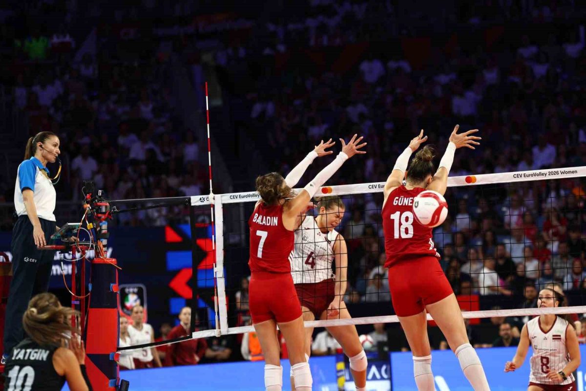 A Milli Kadın Voleybol Takımı, Avrupa Şampiyonası’na galibiyetle başladı