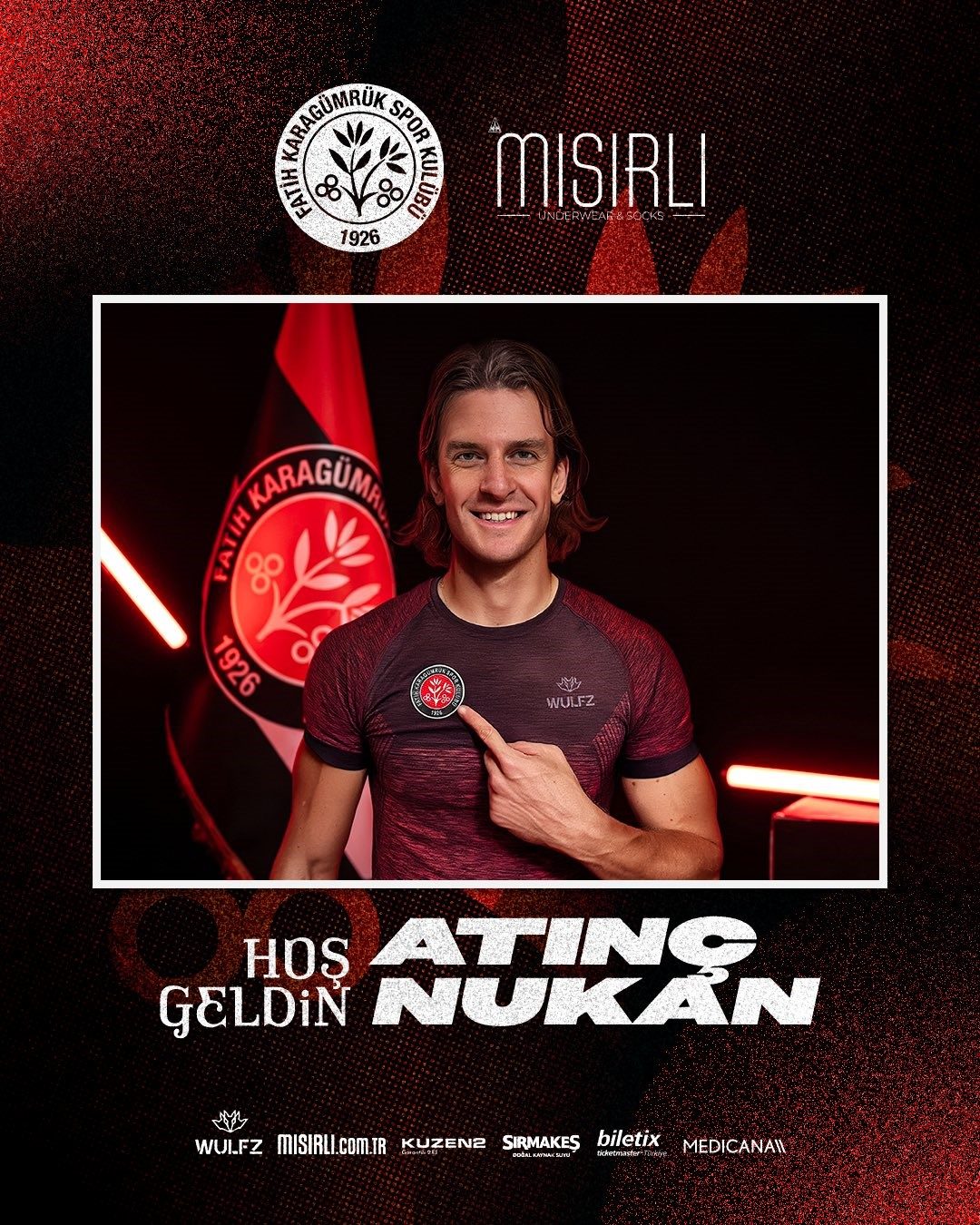 Atınç Nukan’ın yeni adresi Fatih Karagümrük oldu