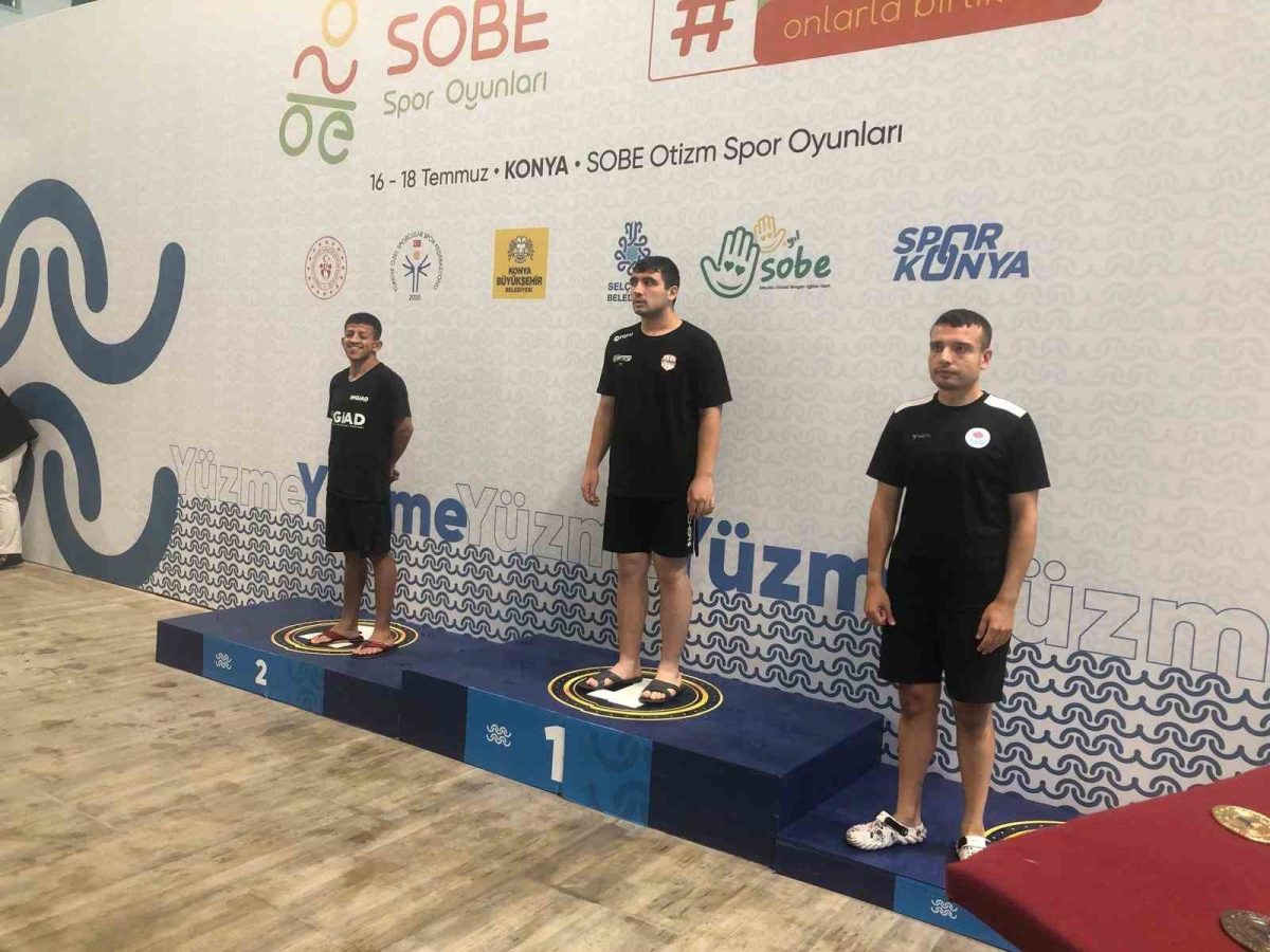 Aydınlı özel sporcular Konya’dan madalyalarla döndü