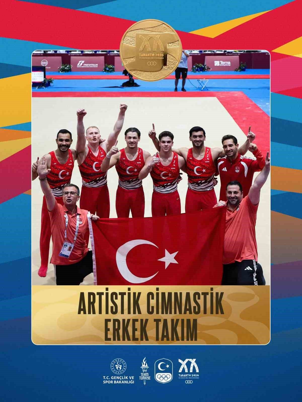 Cimnastik Erkek Milli Takımı, Akdeniz Oyunları şampiyonu