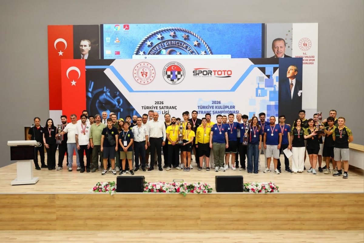 Denizli’de gerçekleştirilen Satranç İkinci Ligi finalinde şampiyonlar belli oldu