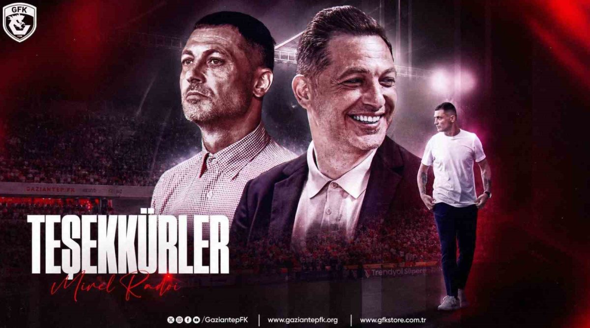 Gaziantep FK’da Teknik Direktör Mirel Radoi dönemi sona erdi
