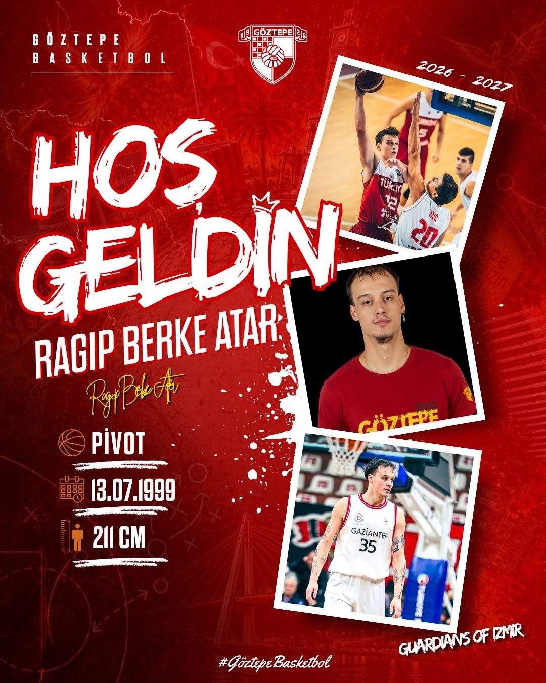 Göztepe Basketbol’dan pivot takviyesi
