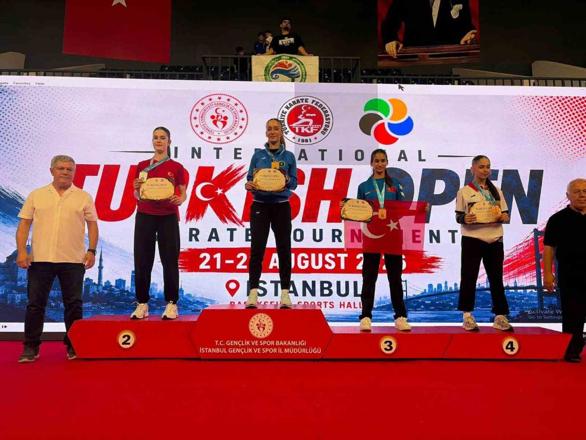 Karateci Naz Kayadere’den altın madalya