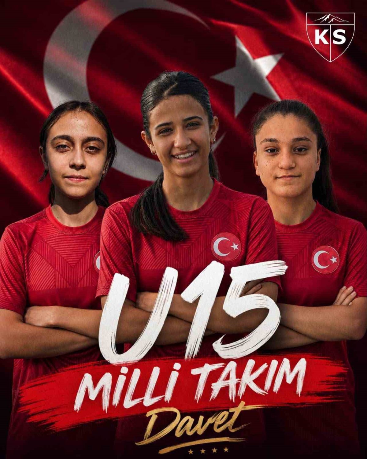 Kayseri Kadın Futbol Kulübü’nden 3 oyuncu Milli Takım seçme kampına davet edildi