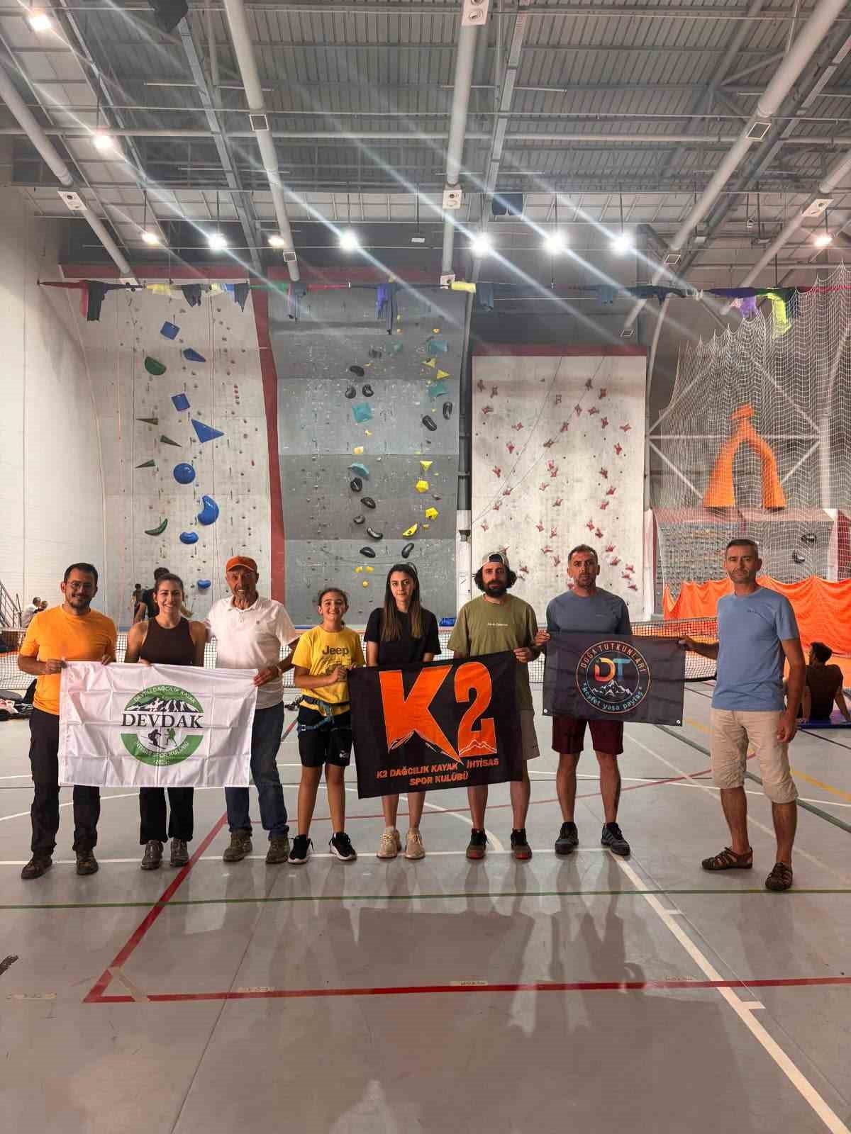 Kayserili 29 sporcu spor tırmanışta ileri seviye eğitim hakkı kazandı