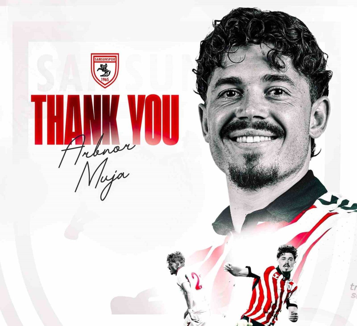 Samsunspor’da Muja ile yollar ayrıldı