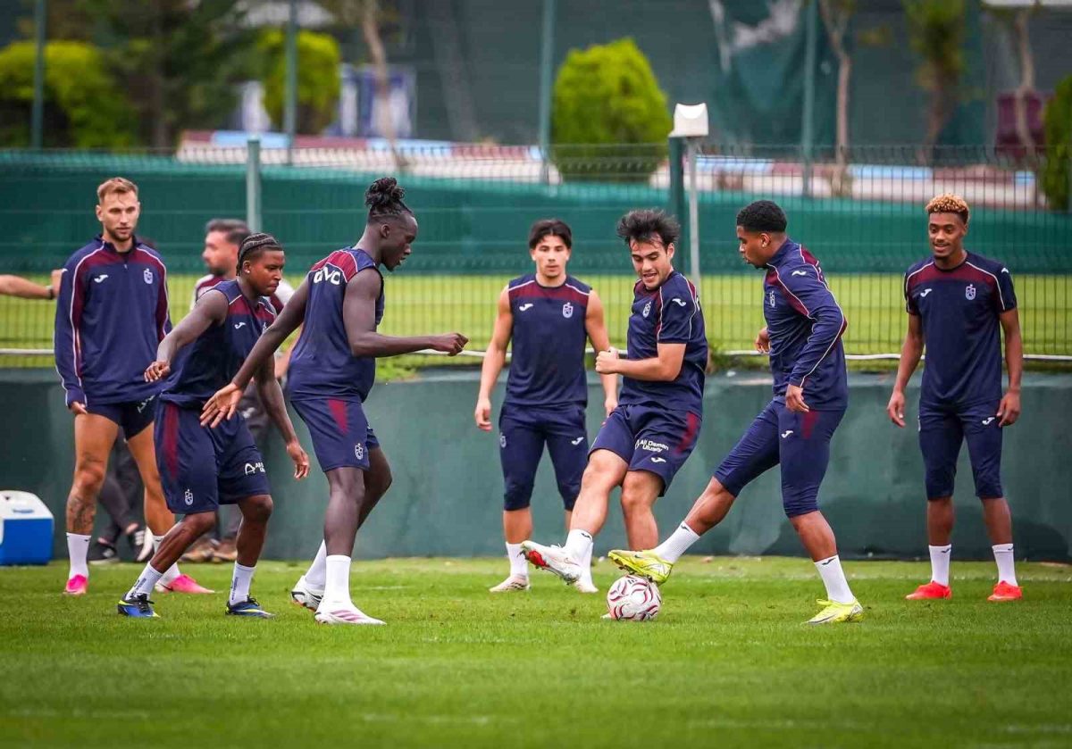 Trabzonspor, Ferencvaros maçı hazırlıklarını sürdürdü