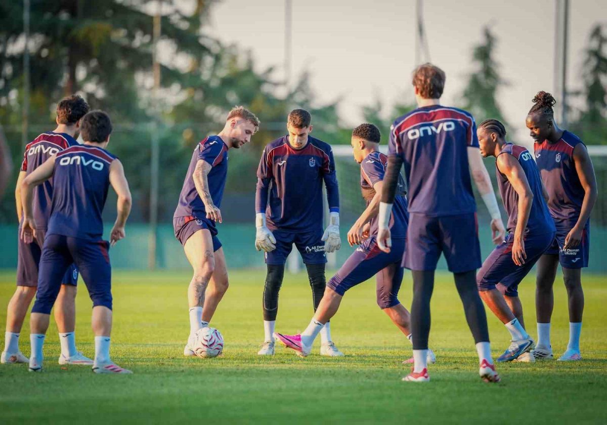 Trabzonspor, Ferencvaros maçı hazırlıklarını tamamlandı