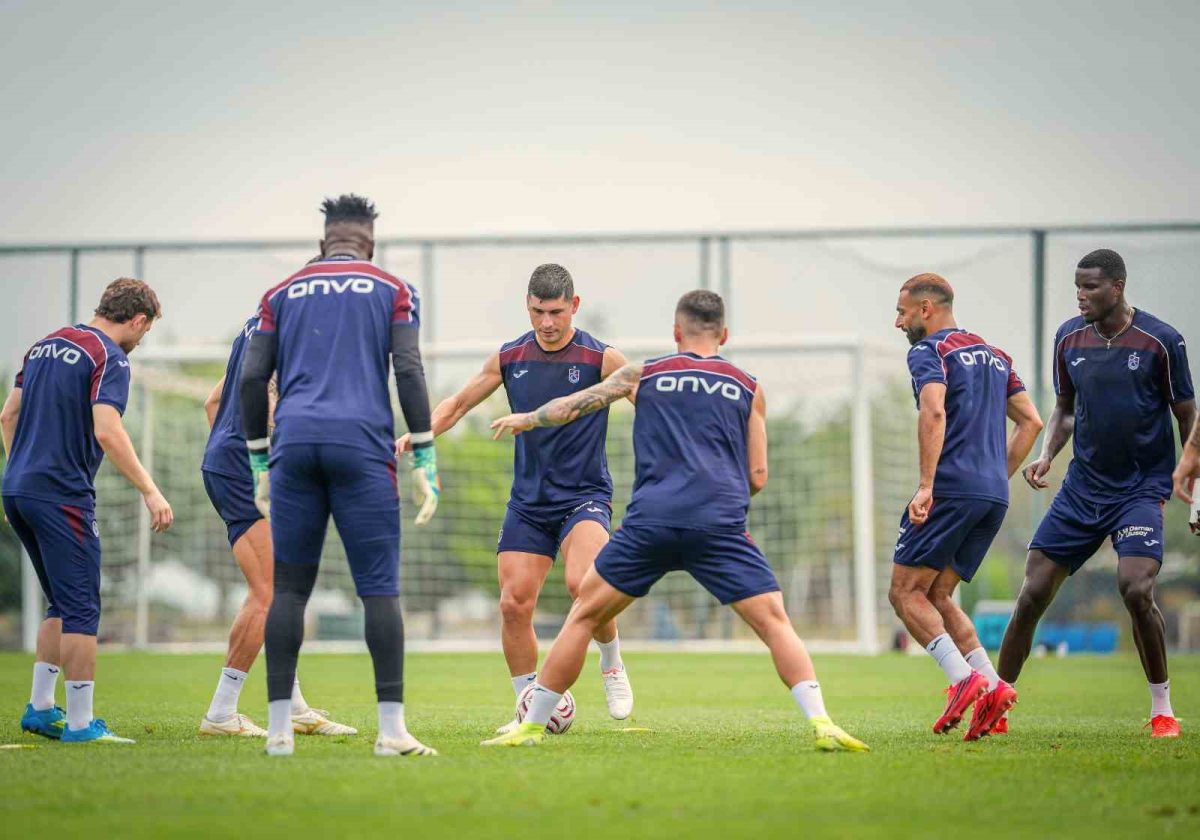 Trabzonspor’da neşeli idman