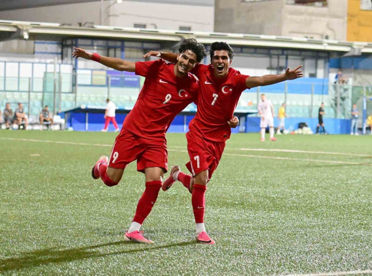 U20 Milli Takımı, Akdeniz Oyunları’nda Kuzey Makedonya’yı 3-0 yendi