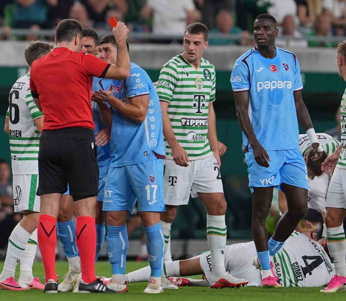 UEFA Avrupa Ligi: Ferencvaros: 1 - Trabzonspor: 0 (İlk yarı)