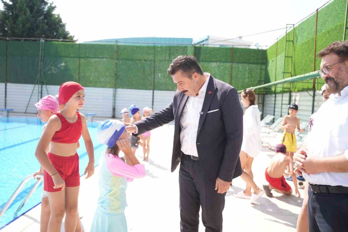 Yenişehir Belediyesi yaz dönemi yüzme kursu tamamlandı