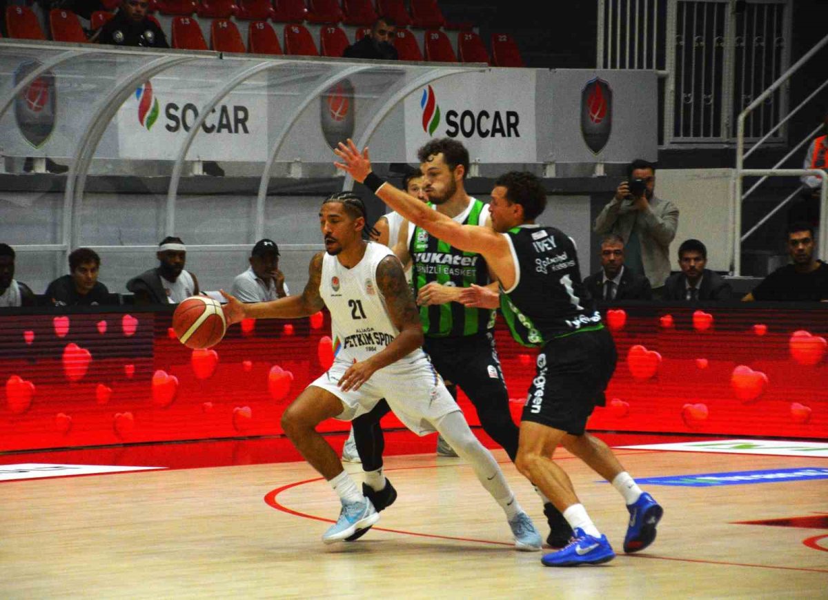 Basketbol Süper Ligi: Aliağa Petkimspor: 85 - Yukatel Denizli: 81 - Foto 3