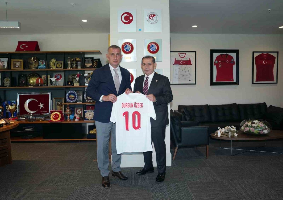 Dursun Özbek’ten TFF Başkanı Hacıosmanoğlu’na ziyaret - Foto 2