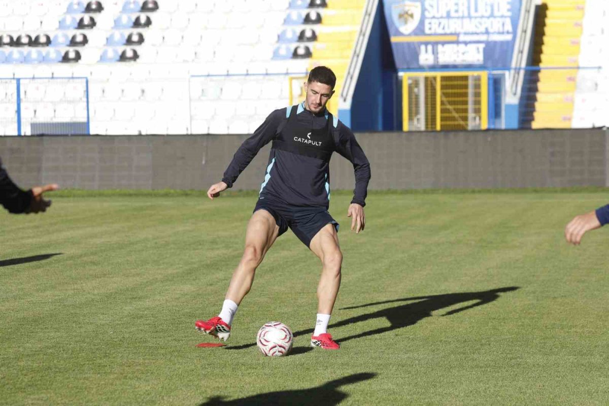 Erzurumspor FK, Beşiktaş maçının hazırlıklarına devam etti - Foto 4