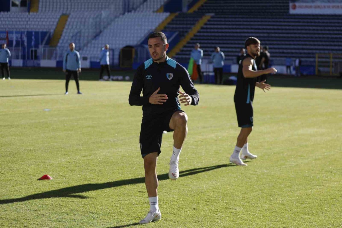 Erzurumspor FK, Beşiktaş maçının hazırlıklarına devam etti - Foto 6