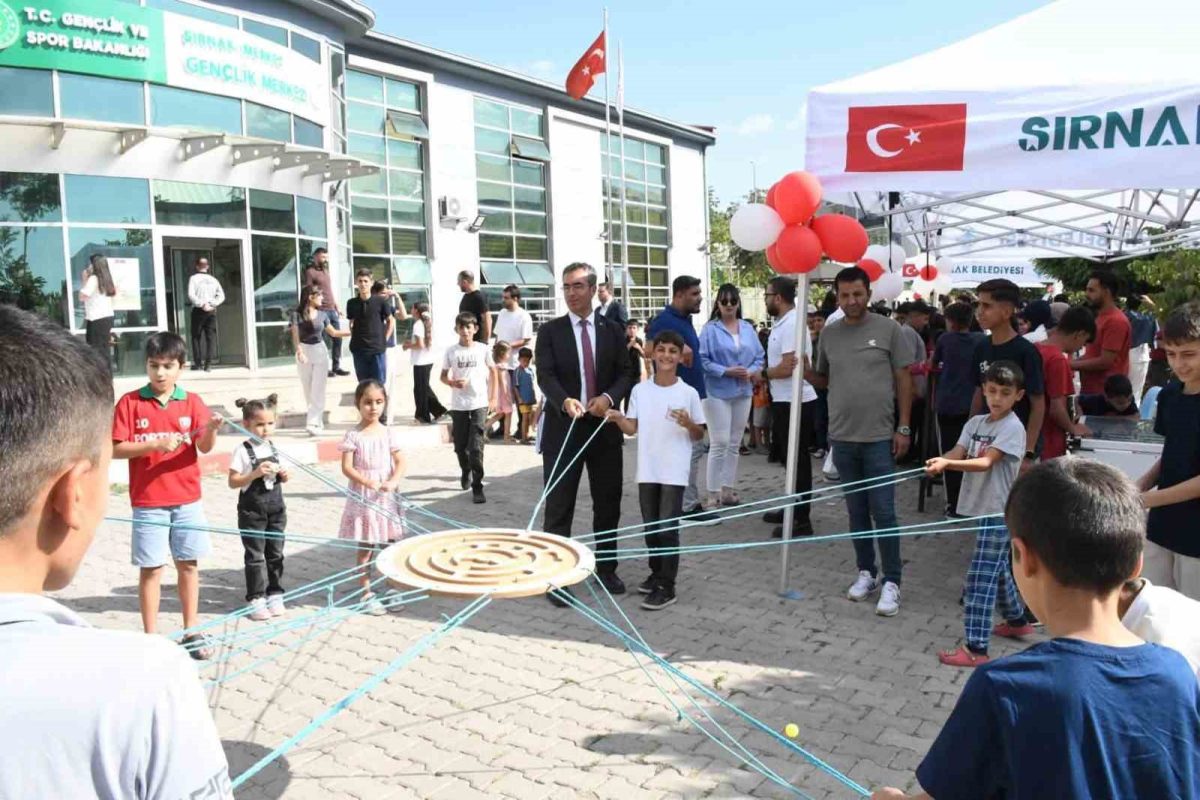 Şırnak’ta gençlerin yaz sonu heyecanı