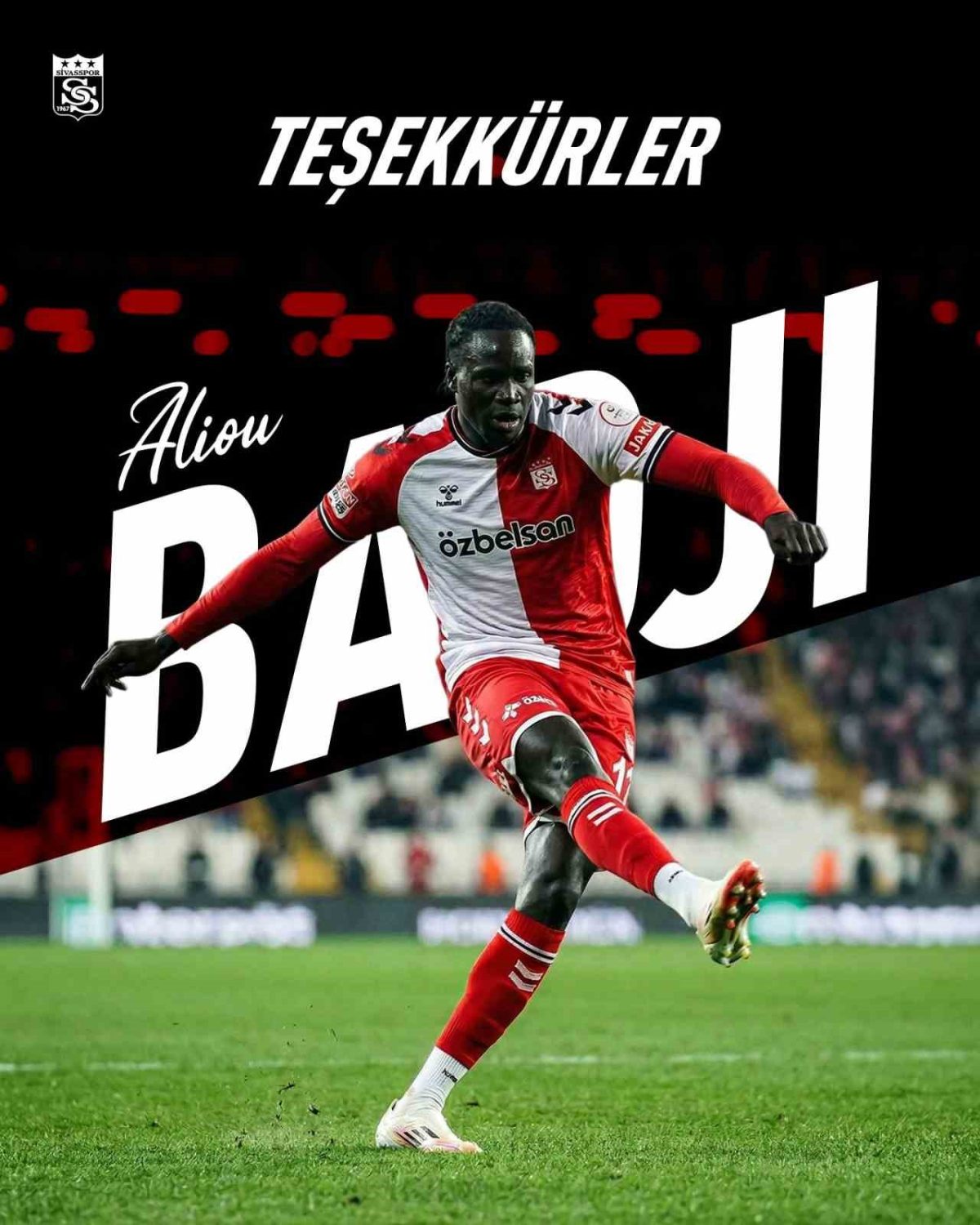 Sivasspor’da Badji ile yollar ayrıldı