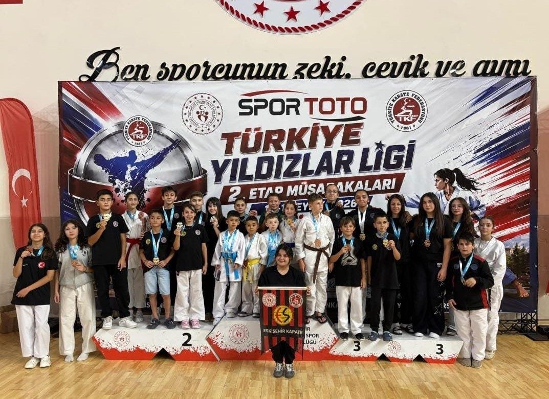 Türkiye Spor Toto Yıldızlar Ligi Karate Şampiyonası, Eskişehir’de gerçekleştirildi