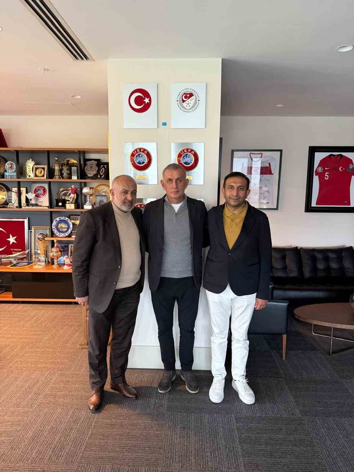 Ali Çamlı’dan TFF Başkanı Hacıosmanoğlu’na ziyaret - Foto 2
