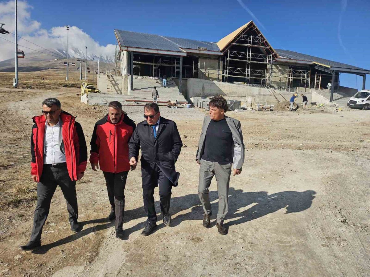 Ali İhsan Kabakcı, Erciyes Dağ Kızağı tesisini inceledi - Foto 3