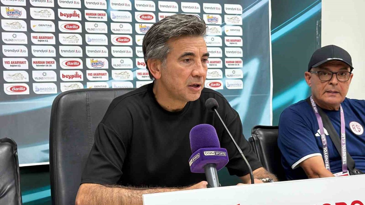 Boluspor - Antalyaspor maçının ardından
