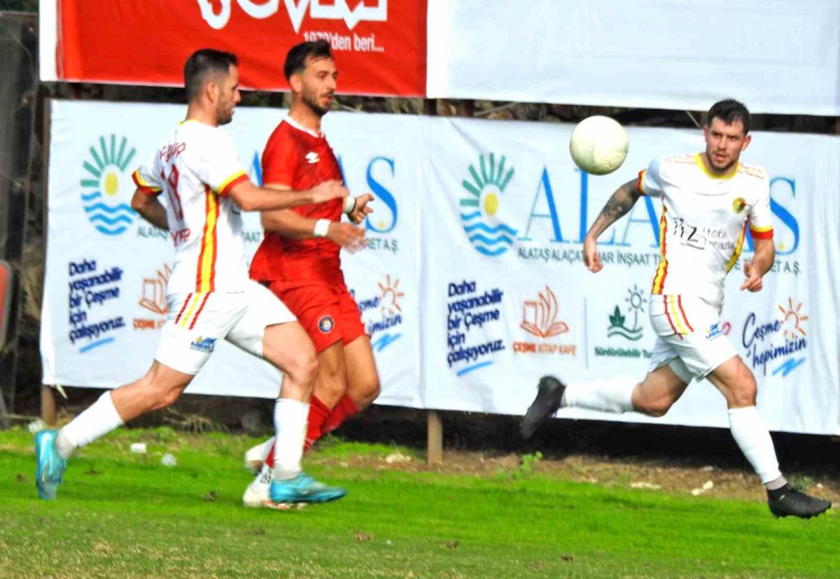 Çeşme Belediyespor evinde Yelkispor’a 1-0 mağlup oldu - Foto 5
